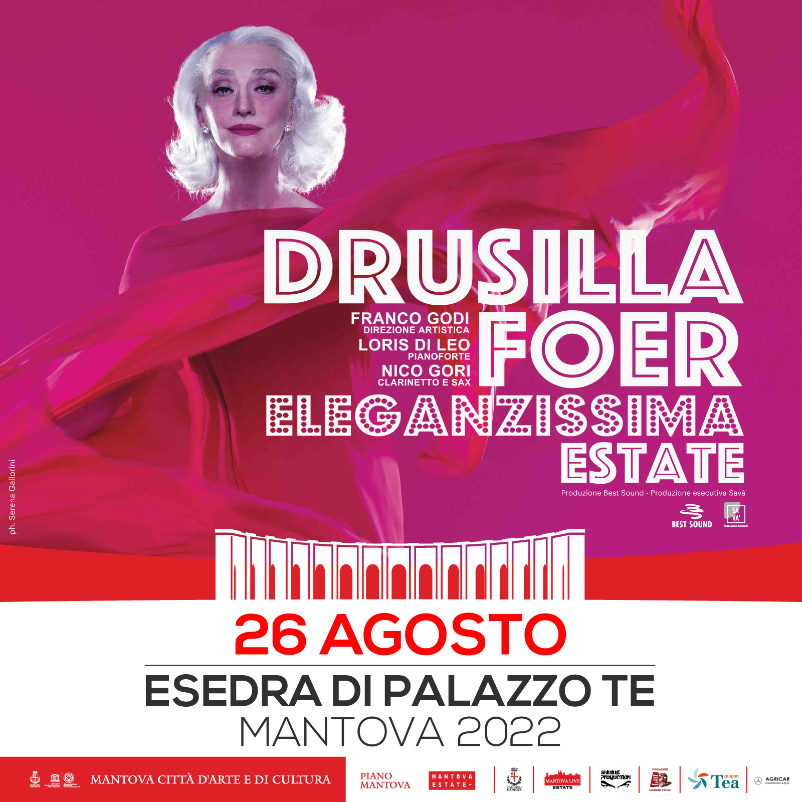Drusilla Foer Eleganzissima Estate 26 Agosto Palazzo Te Mantova 