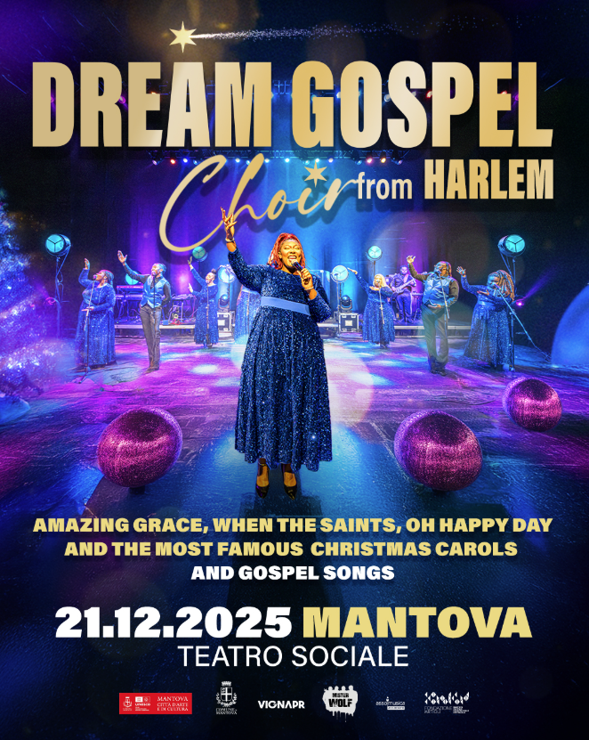Featured image for “Dream Gospel Choir from Harlem arriva con il suo spettacolo al Teatro Sociale di Mantova il 21 dicembre”