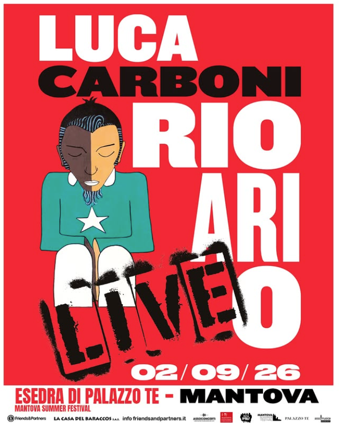 Featured image for “Luca Carboni sarà a Mantova a Palazzo Te il 2 settembre per una data del suo tour “Rio Ari O””