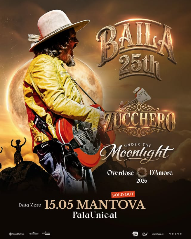 Featured image for “Sono terminati i biglietti per il concerto di Zucchero a Mantova del 15 maggio al PalaUnical”