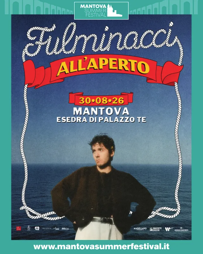 Featured image for “Fulminacci sarà sul palco dell’Esedra di Palazzo Te di Mantova il 30 agosto”