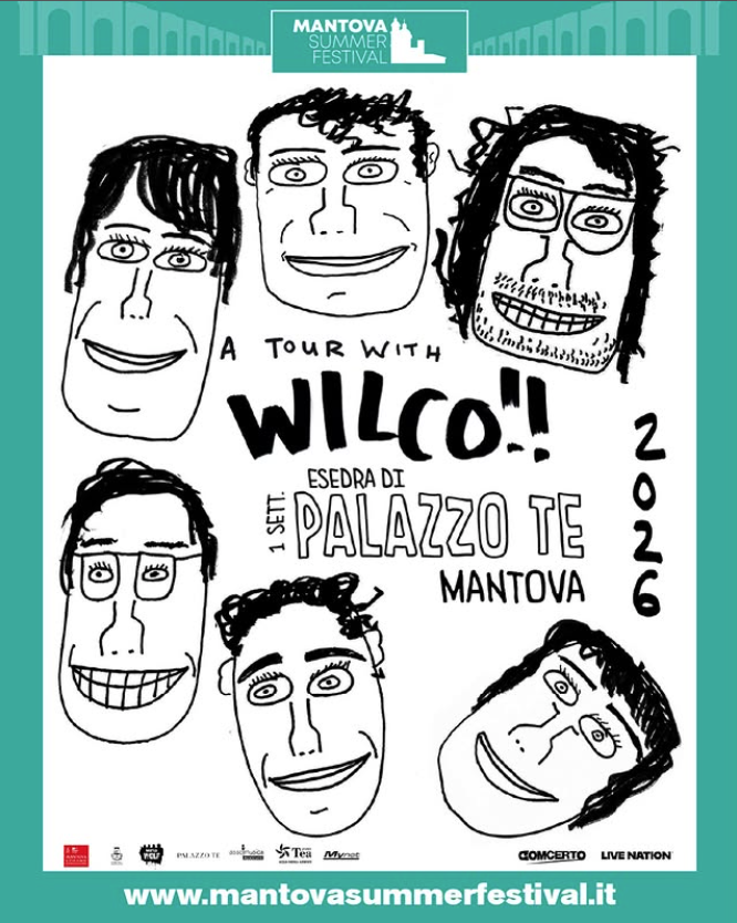 Featured image for “I Wilco arrivano a Mantova: l’1 settembre l’evento speciale a Palazzo Te”