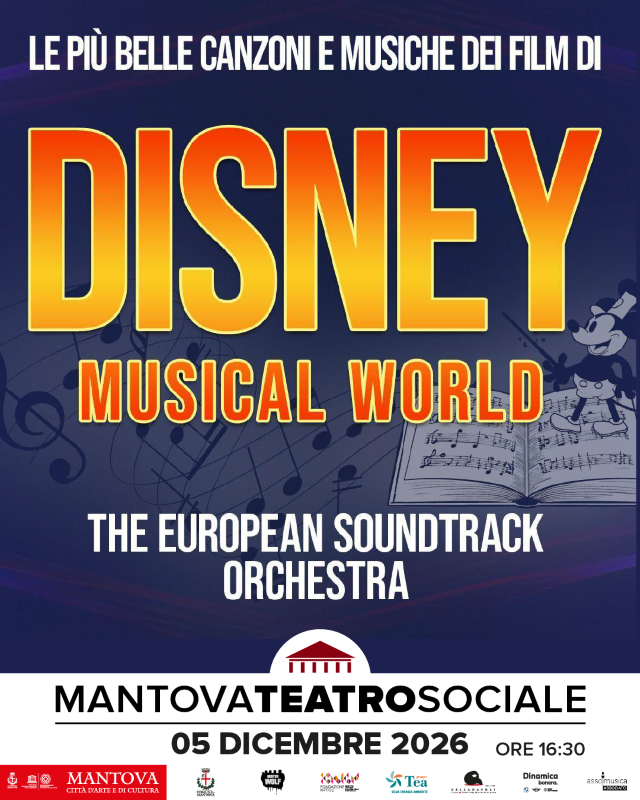 Featured image for “The European Soundtrack Orchestra arriva sul palco del Teatro Sociale di Mantova il 5 dicembre con le più belle ed evocative colonne sonore dei film Disney”