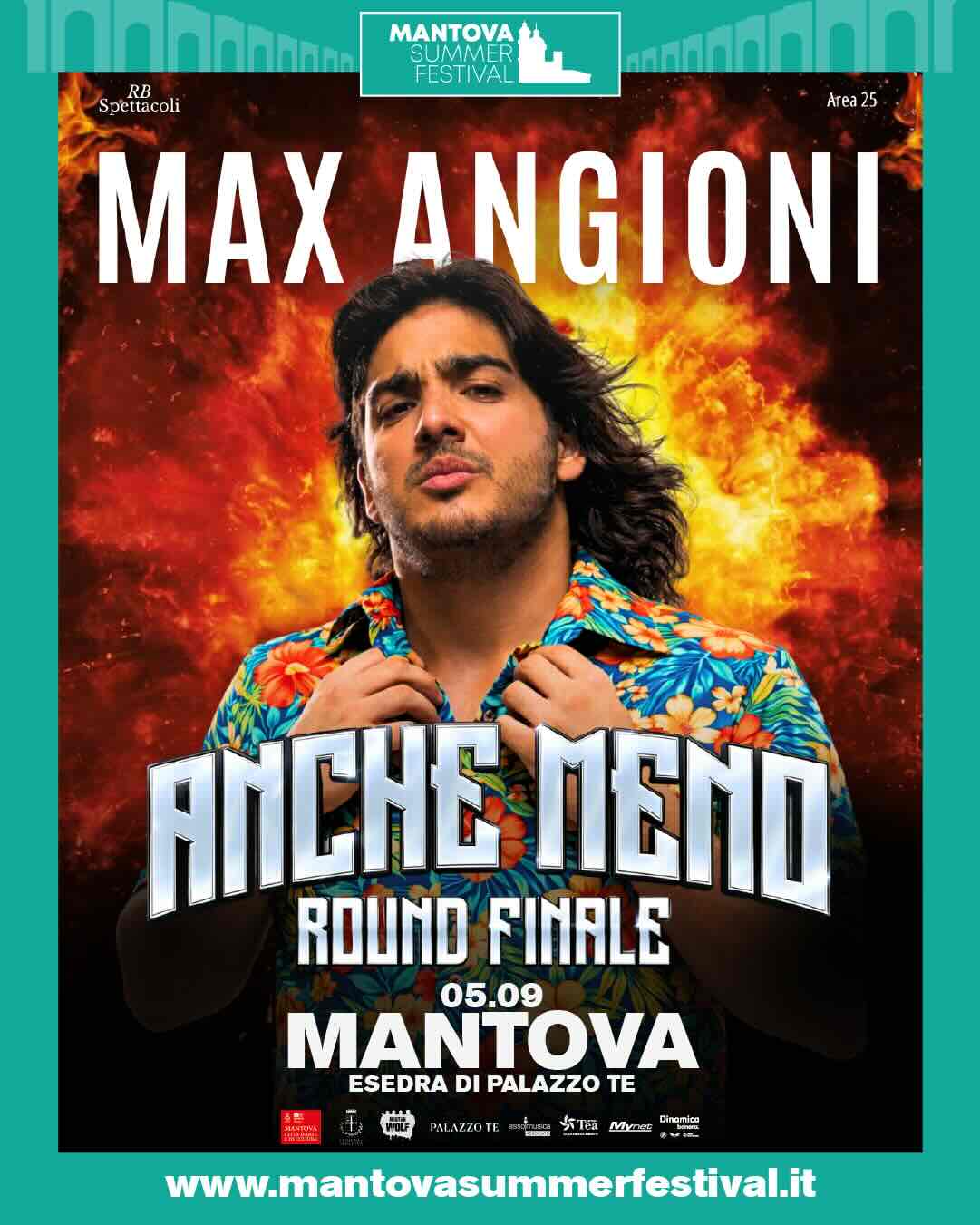 Featured image for “Max Angioni sarà a Palazzo Te il 5 settembre con il suo “Anche meno! Round Finale””