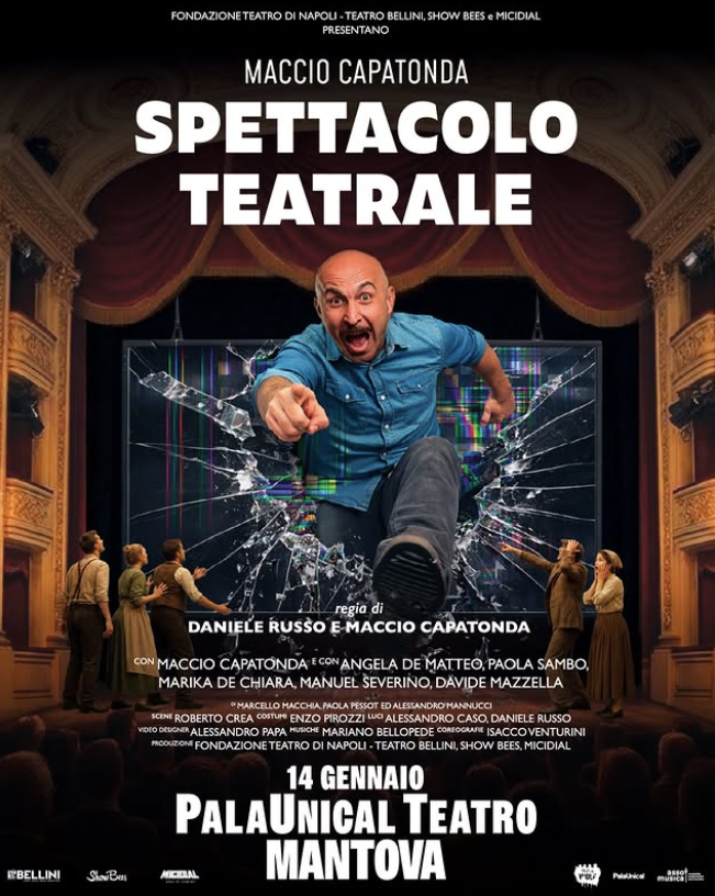 Featured image for “Il 14 gennaio Maccio Capatonda arriva al Palaunical di Mantova con il suo “SPETTACOLO TEATRALE””
