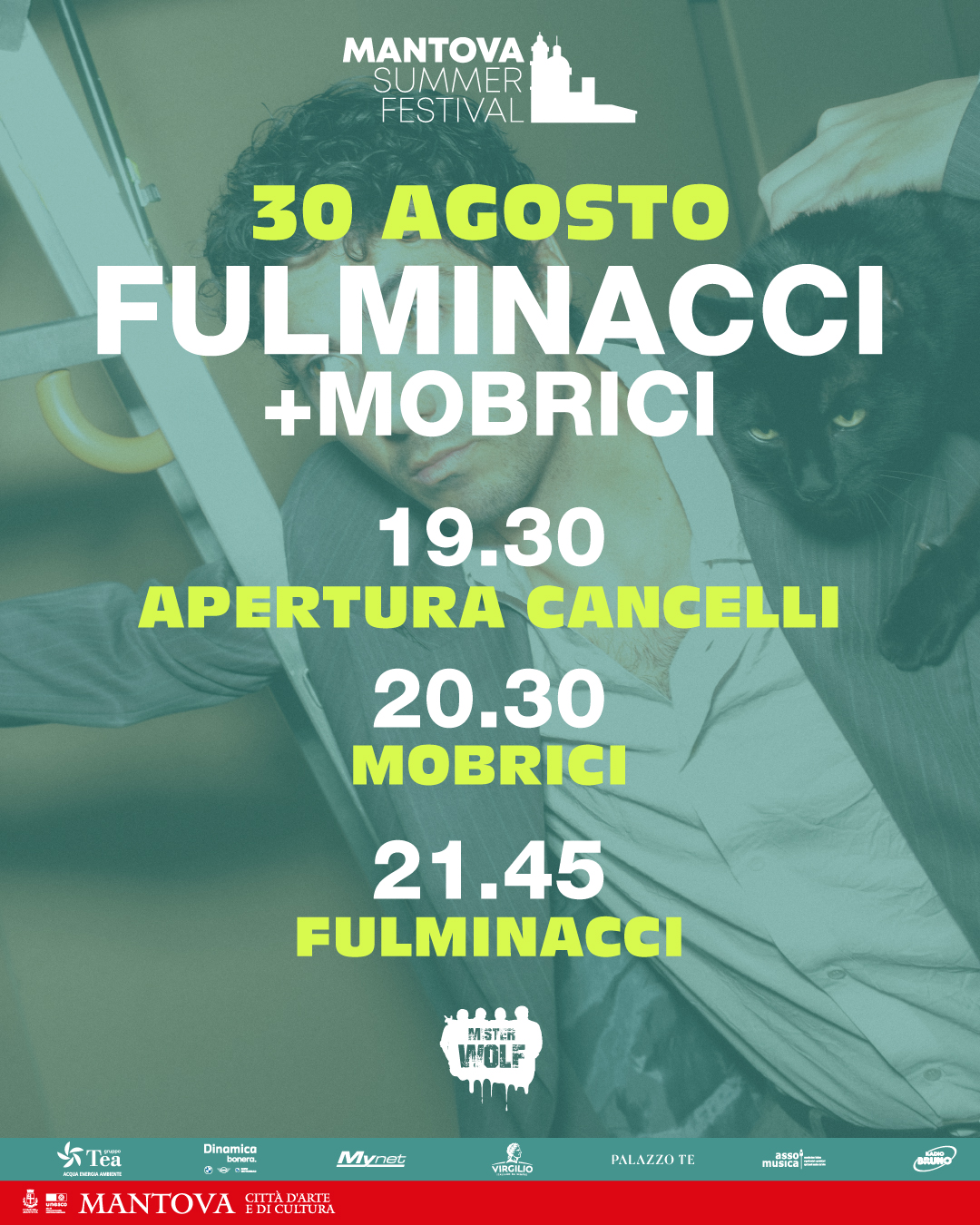 Featured image for “Aggiornati gli orari del concerto di Fulminacci del 30 agosto”