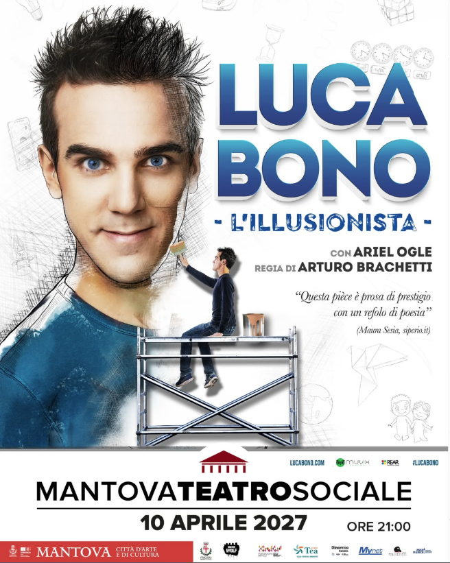 Featured image for “Luca Bono in arrivo sul palco del Teatro Sociale di Mantova il 4 aprile”